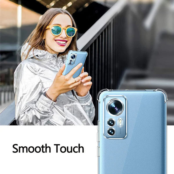 Techsuit - Shockproof Clear Silicone - Xiaomi 12 / 12X - Clear