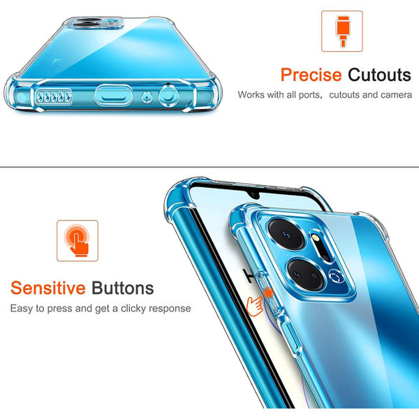 Techsuit - Shockproof Clear Silicone - Xiaomi Redmi 10 5G - Clear