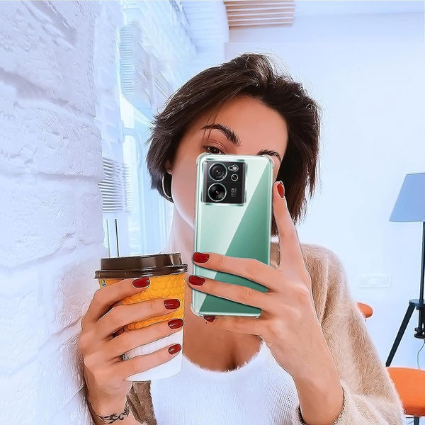 Techsuit - Shockproof Clear Silicone - Xiaomi 13T / 13T Pro - Clear