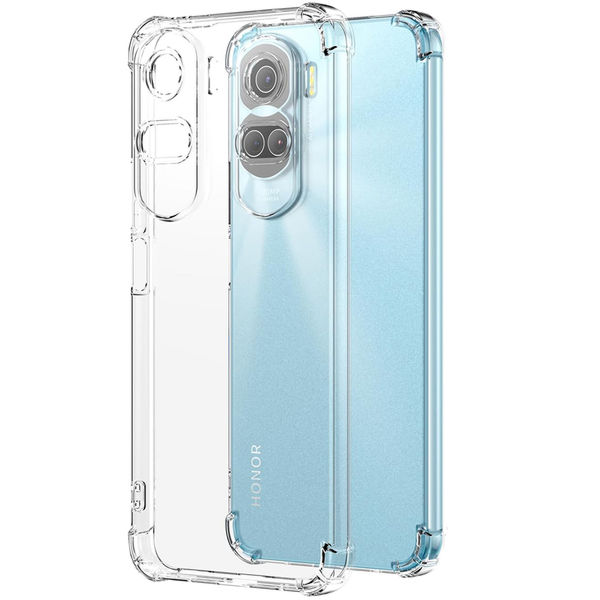 Techsuit - Shockproof Clear Silicone - Honor 90 Lite - Clear