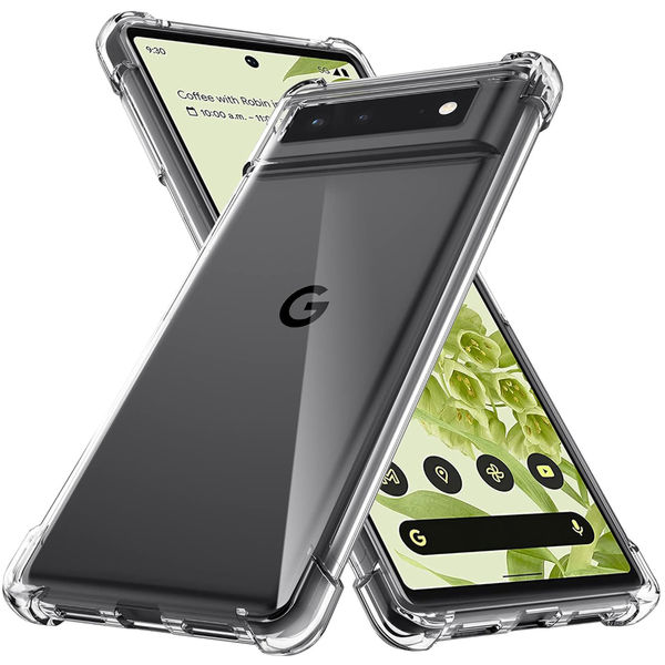 Techsuit - Shockproof Clear Silicone - Google Pixel 6 Pro - Clear
