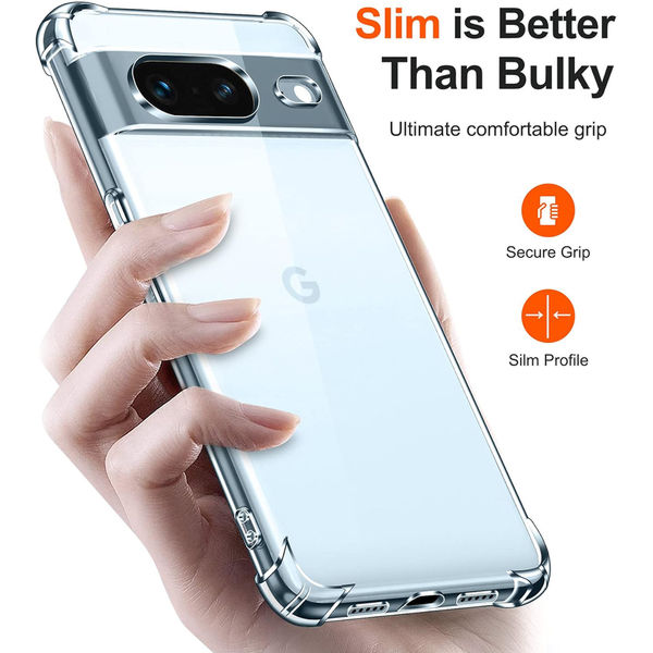 Techsuit - Shockproof Clear Silicone - Google Pixel 7 - Clear