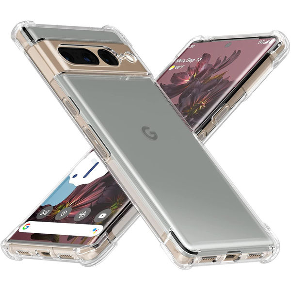 Techsuit - Shockproof Clear Silicone - Google Pixel 7 Pro - Clear