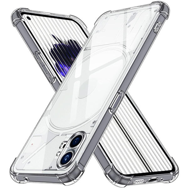 Techsuit - Shockproof Clear Silicone - Nothing Phone (1) - Clear