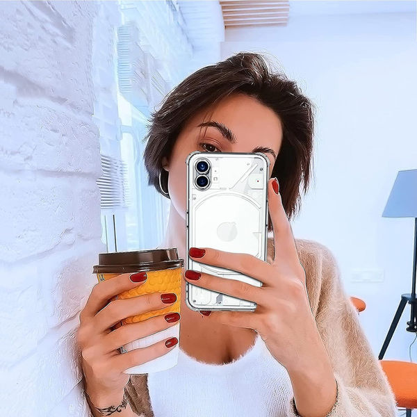 Techsuit - Shockproof Clear Silicone - Nothing Phone (1) - Clear