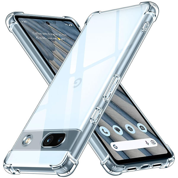 Techsuit - Shockproof Clear Silicone - Google Pixel 7a - Clear