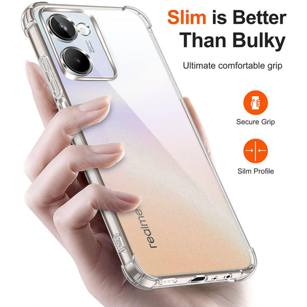 Techsuit - Shockproof Clear Silicone - Realme 10 4G - Clear