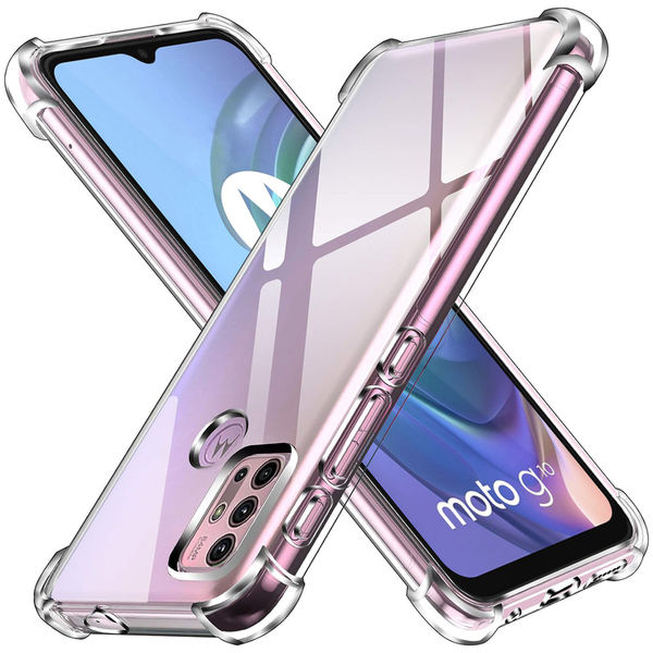 Techsuit - Shockproof Clear Silicone - Motorola Moto G10 / Moto G20 / Moto G30 - Clear