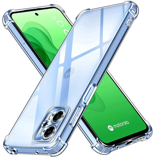 Techsuit - Shockproof Clear Silicone - Motorola Moto G13 / G23 - Clear
