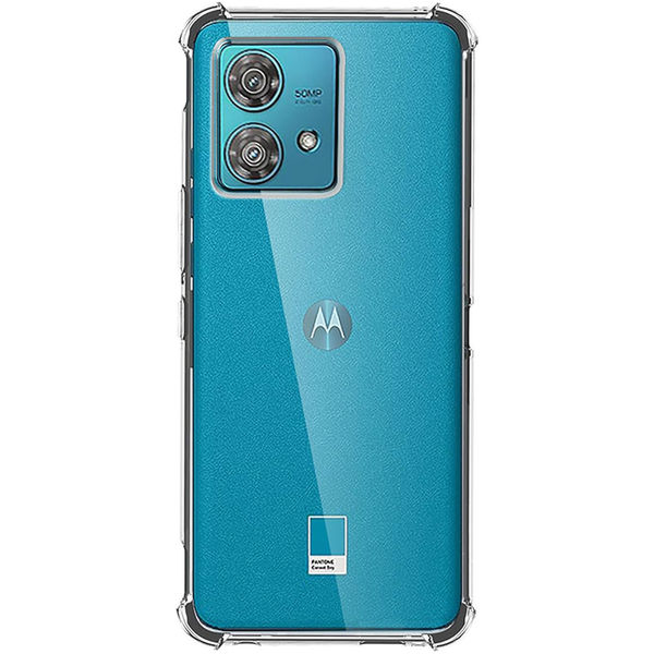 Techsuit - Shockproof Clear Silicone - Motorola Edge 40 Neo - Clear