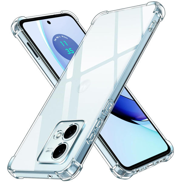 Techsuit - Shockproof Clear Silicone - Motorola Moto G84 - Clear