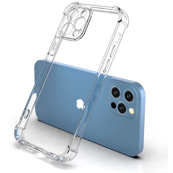 Techsuit - Shockproof Clear Silicone - iPhone 12 Pro Max - Clear