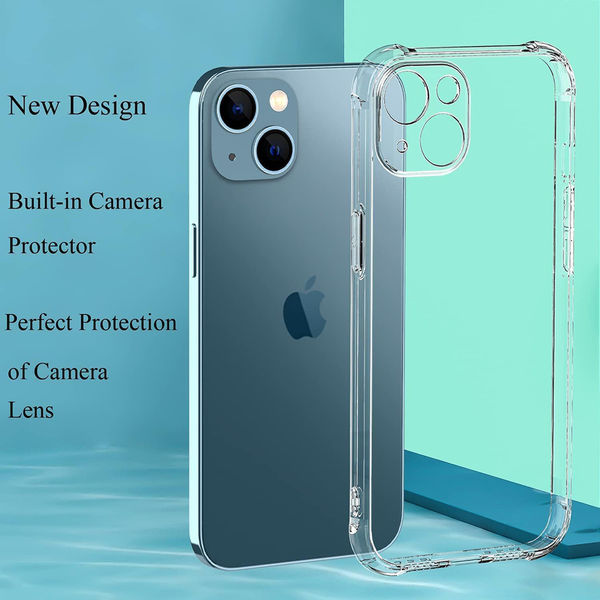 Techsuit - Shockproof Clear Silicone - iPhone 15 - Clear