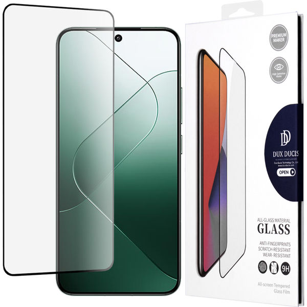 Dux Ducis - Tempered Glass - Xiaomi 14 - Black