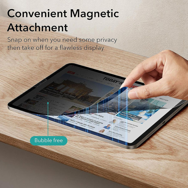 ESR - Magnetic Privacy Screen Protector - iPad Pro 12.9 (2018 / 2020 / 2021 / 2022) - Privacy