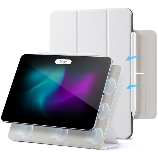 ESR - Rebound Magnetic - iPad Air 13 (2024) / Pro 12.9 (2020/2021/2022) - Brilliant White