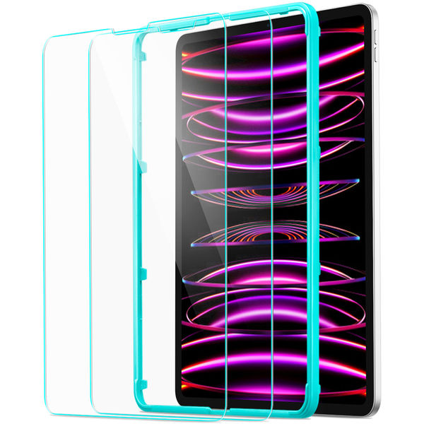ESR - Tempered Glass 9H (2 pack) - iPad Pro 12.9 (2018 / 2020 / 2021 / 2022) - Clear