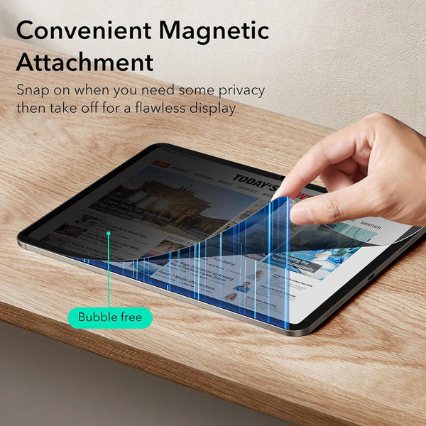 ESR - Magnetic Privacy Screen Protector - iPad Pro 13 (2024) - Privacy