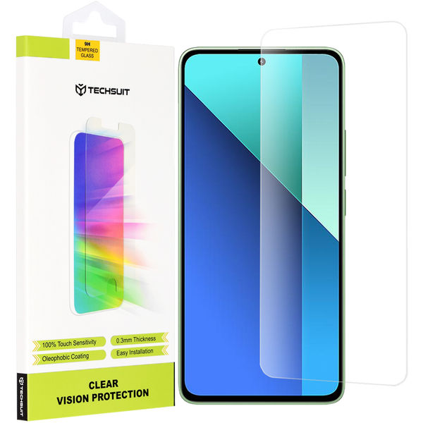 Techsuit - Clear Vision Glass - Xiaomi Redmi Note 13 4G - Transparent