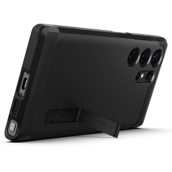 Spigen - Tough Armor - Samsung Galaxy S23 Ultra - Black