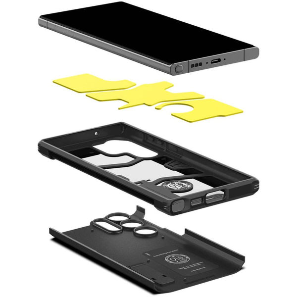 Spigen - Tough Armor - Samsung Galaxy S23 Ultra - Black