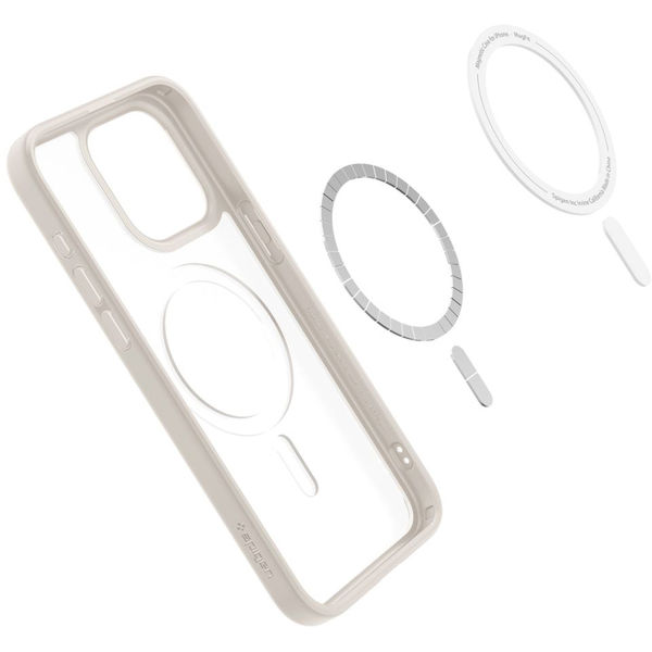 Spigen - Ultra Hybrid MagSafe - iPhone 15 Pro - Frost Natural Titanium