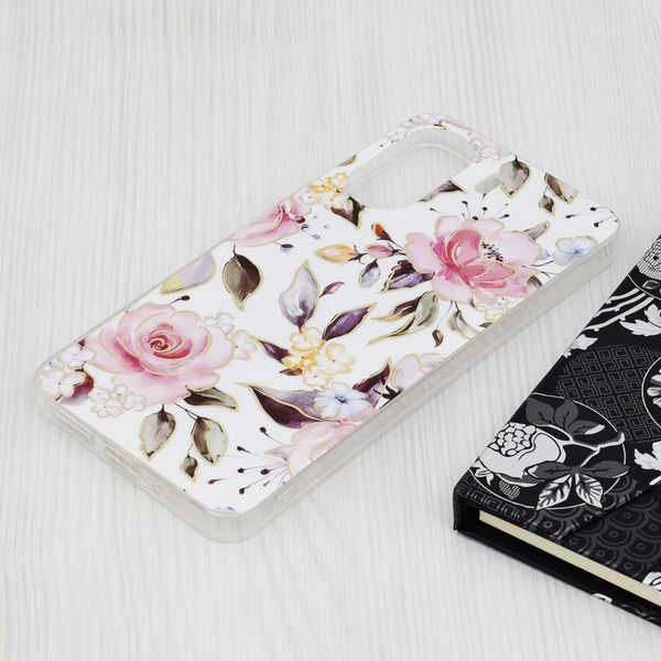 Techsuit - Marble Series - Xiaomi Redmi 13C 4G / Poco C65 - Chloe White