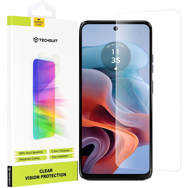 Techsuit - Clear Vision Glass - Motorola Moto G34 / Moto G45 - Transparent
