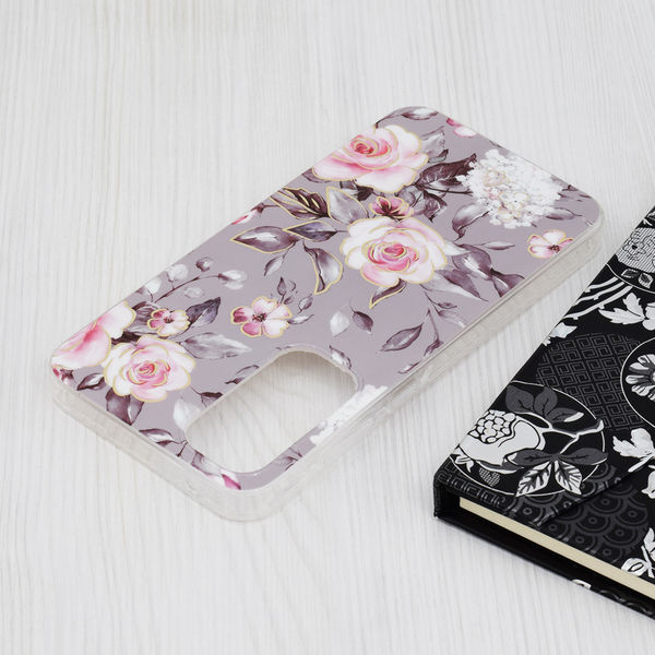 Techsuit - Marble Series - Samsung Galaxy A35 5G - Bloom of Ruth Gray