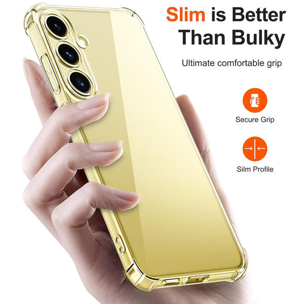 Techsuit - Shockproof Clear Silicone - Samsung Galaxy S24 - Clear