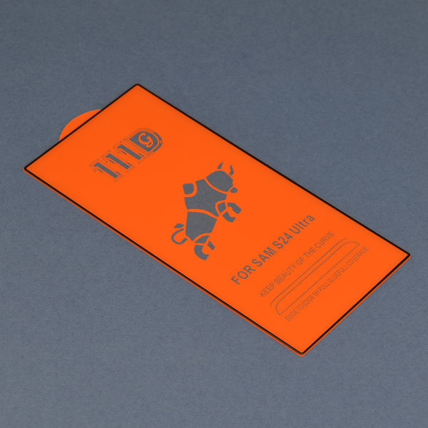 Techsuit - 111D Full Cover / Full Glue Glass - Samsung Galaxy S24 Ultra - Black