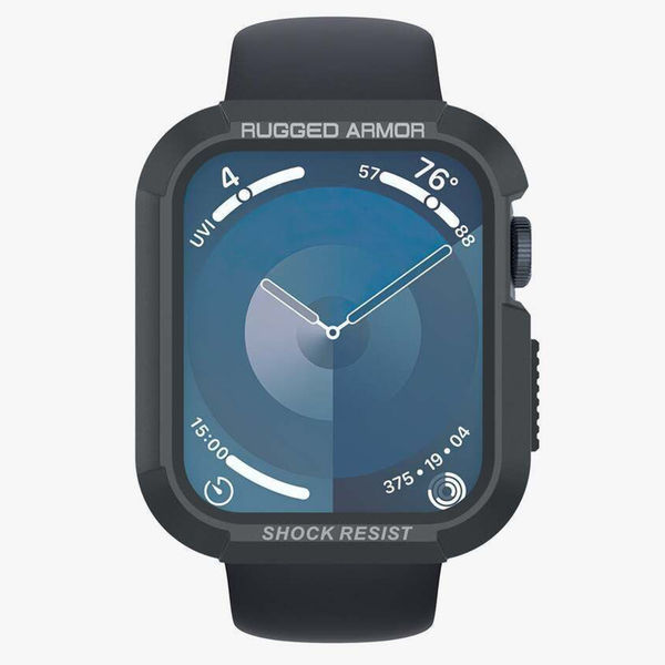 Spigen - Rugged Armor - Apple Watch 4 / 5 / 6 / SE / SE 2 / 7 / 8 / 9 (44mm/45mm) - Dark Grey