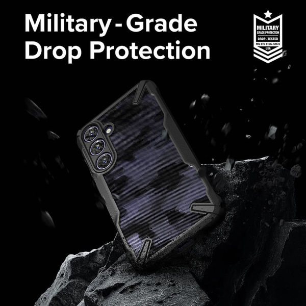 Ringke - Fusion X Design - Samsung Galaxy S24 - Camo Black