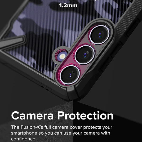 Ringke - Fusion X Design - Samsung Galaxy S24 - Camo Black