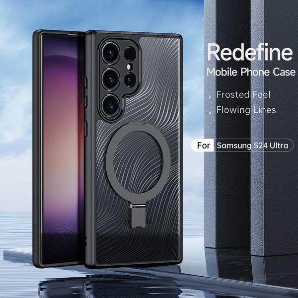 Dux Ducis - Aimo MagSafe Magnetic Stand - Samsung Galaxy S24 Ultra - Black