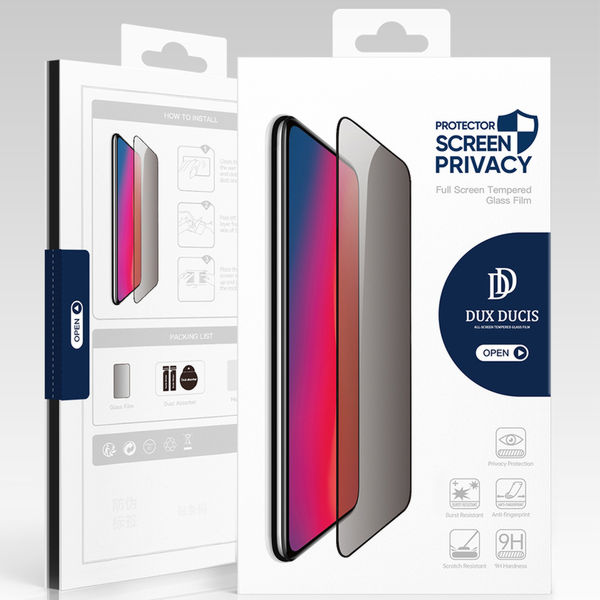 Dux Ducis - Tempered Glass Privacy - Samsung Galaxy S24 Plus - Black