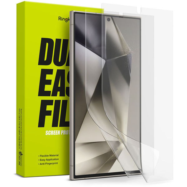 Ringke - Dual Easy Full (2 pack) - Samsung Galaxy S24 Ultra - Clear
