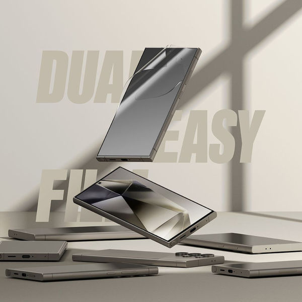 Ringke - Dual Easy Full (2 pack) - Samsung Galaxy S24 Ultra - Clear