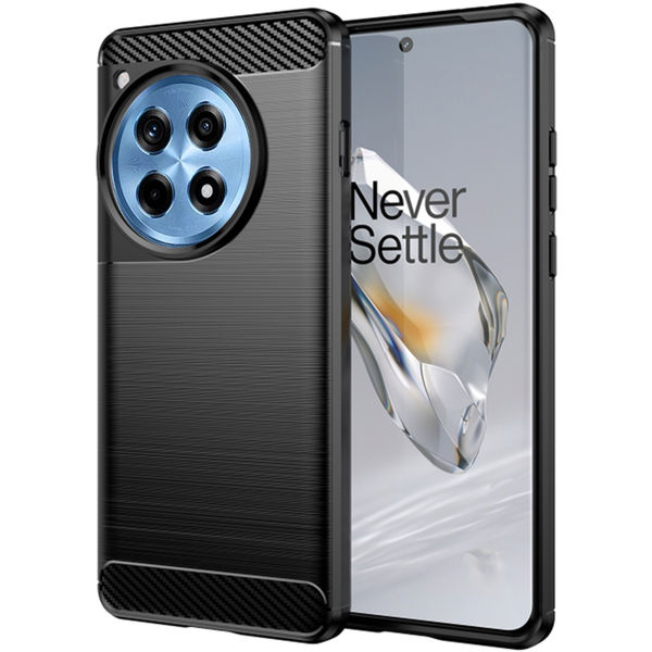 Techsuit - Carbon Silicone - OnePlus 12R - Black