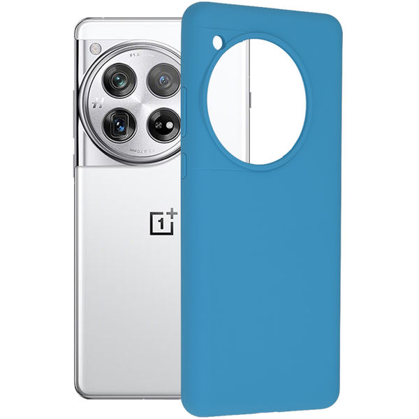 Techsuit - Soft Edge Silicone - OnePlus 12 - Denim Blue