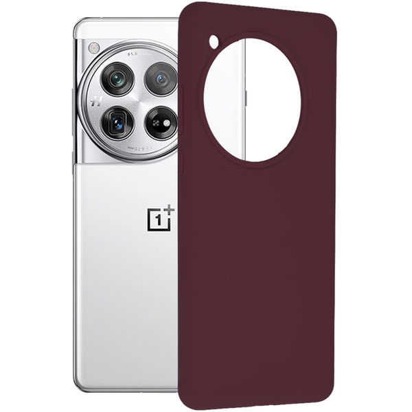 Techsuit - Soft Edge Silicone - OnePlus 12 - Plum Violet
