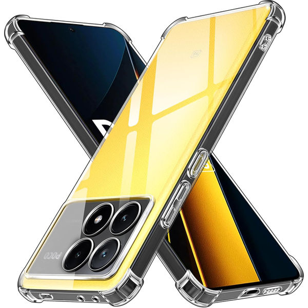 Techsuit - Shockproof Clear Silicone - Xiaomi Poco X6 Pro - Clear