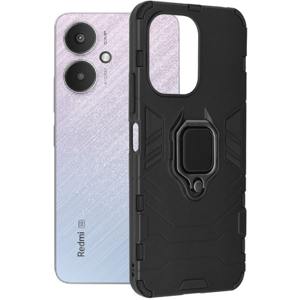 Techsuit - Silicone Shield - Xiaomi Redmi 13C 4G / 13C 5G / C65 - Black