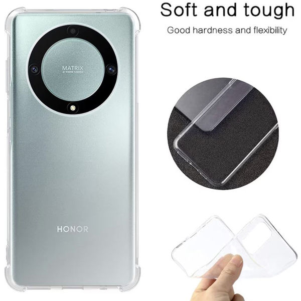 Techsuit - Shockproof Clear Silicone - Honor Magic6 Lite - Clear