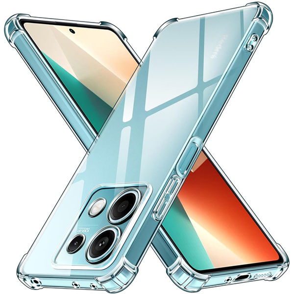 Techsuit - Shockproof Clear Silicone - Xiaomi Redmi Note 13 5G - Clear