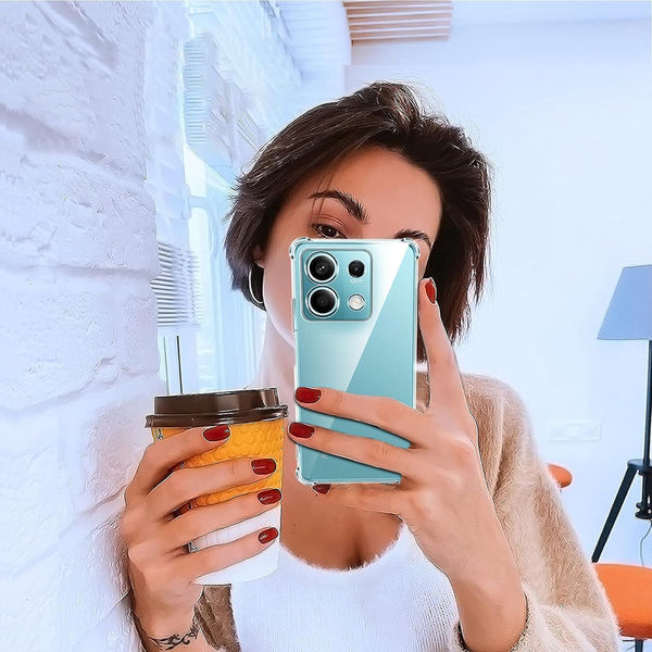 Techsuit - Shockproof Clear Silicone - Xiaomi Redmi Note 13 5G - Clear