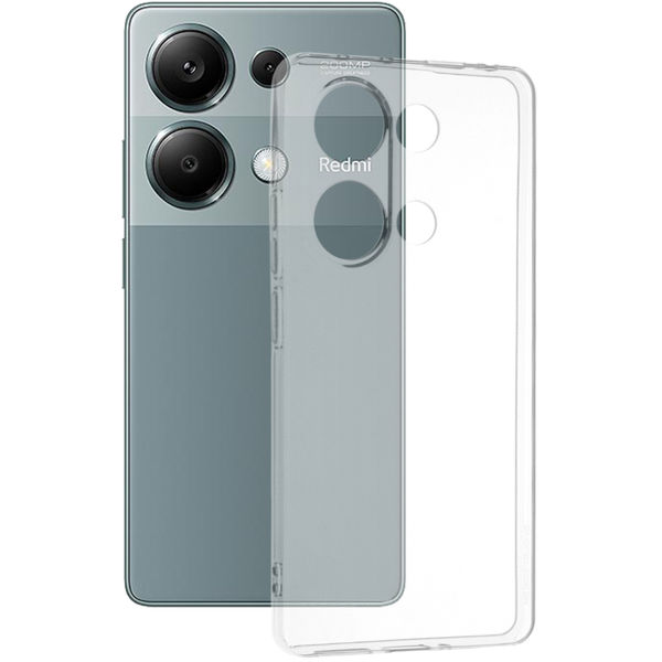 Techsuit - Clear Silicone - Xiaomi Redmi Note 13 Pro 4G / Poco M6 Pro 4G - Transparent