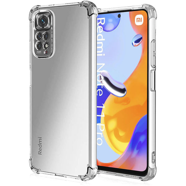 Techsuit - Shockproof Clear Silicone - Xiaomi Redmi Note 11 Pro 4G / Note 11 Pro 5G / Note 12 Pro 4G - Clear