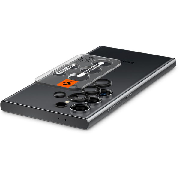 Spigen - Optik.tR EZ Fit Pro Camera Glass (2 pack) - Samsung Galaxy S24 Ultra - Black