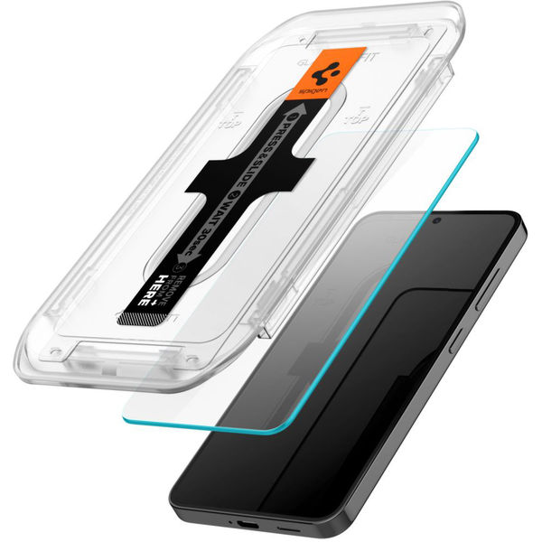 Spigen - Glas.tR EZ-FIT (2 pack) - Samsung Galaxy S24 Plus / S25 Plus - Clear